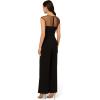 Adrianna Papell womens Knit Crepe Jumpsuit(Black)