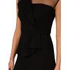 Adrianna Papell womens Knit Crepe Jumpsuit(Black)