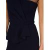 Adrianna Papell womens Knit Crepe Jumpsuit(Midnight)
