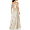 Women’s Off The Shoulder Gown(Gold)