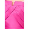 Women’s Strapless Stretch Mikado Gown(Magenta)