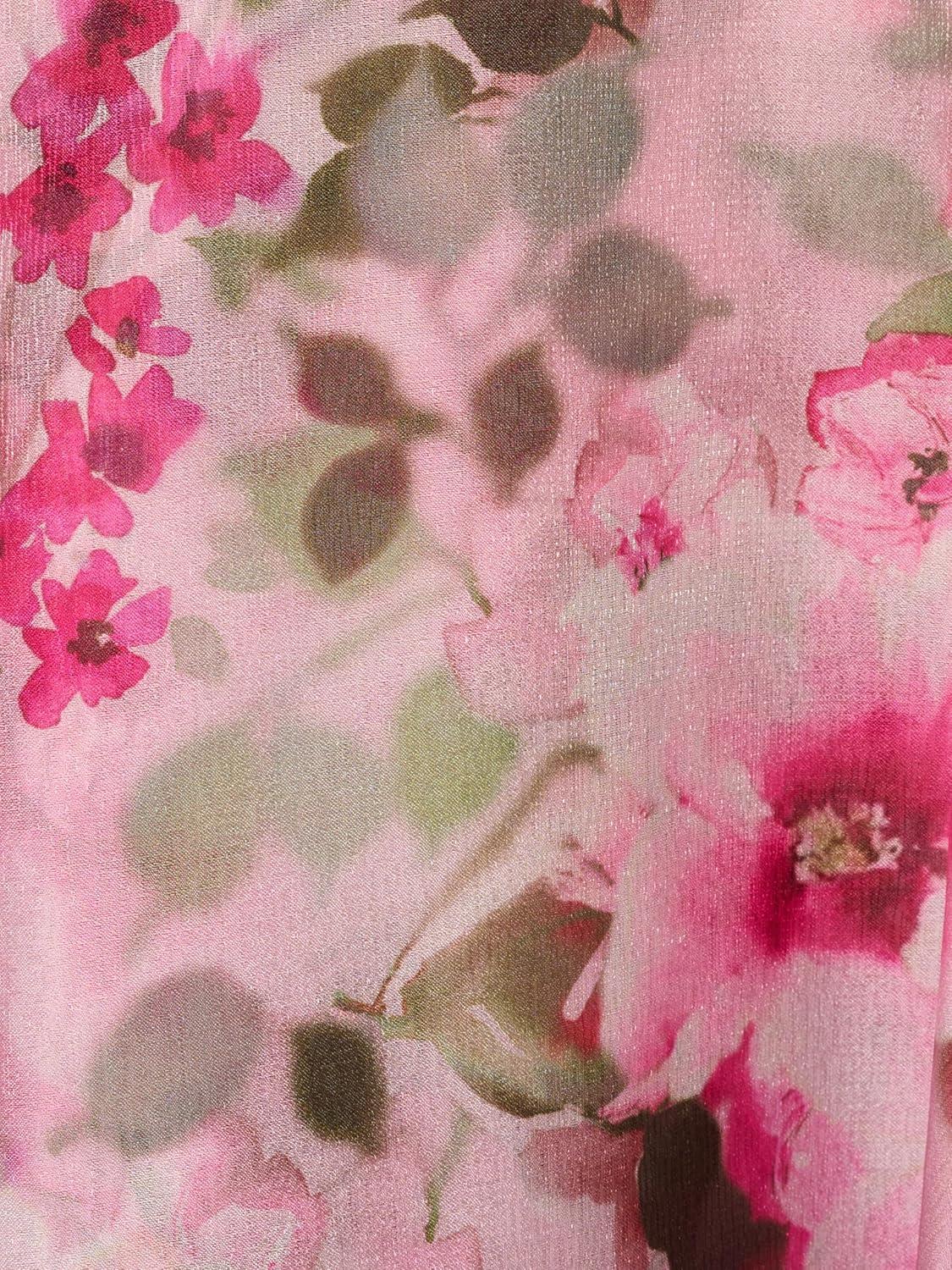image:imageAdrianna Papell Womens Printed HighLow DressPink Multi