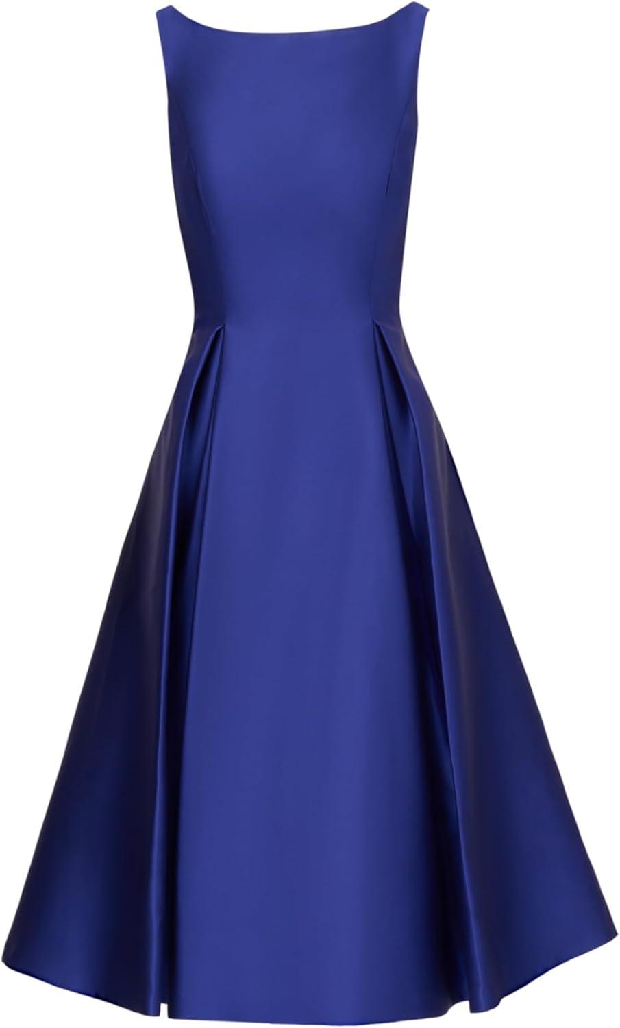 image:imageAdrianna Papell Womens Sleeveless Tea Length Dress Neptune 0