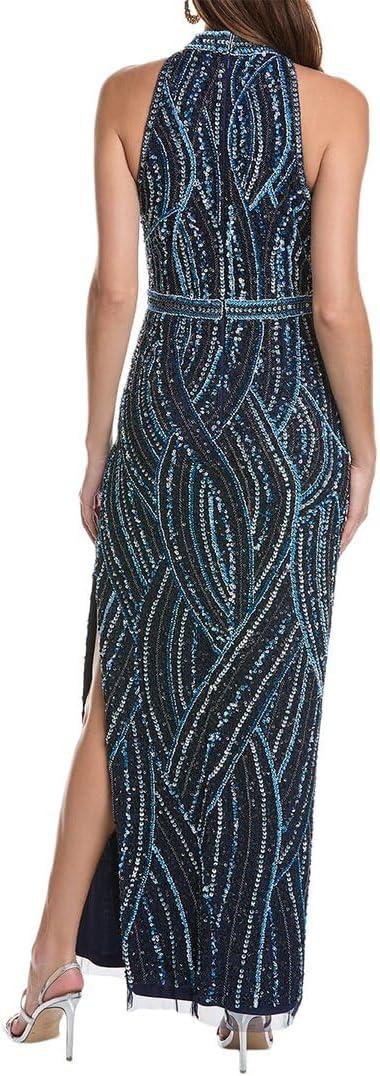 image:imageWomens Fullly Beaded GownNavy
