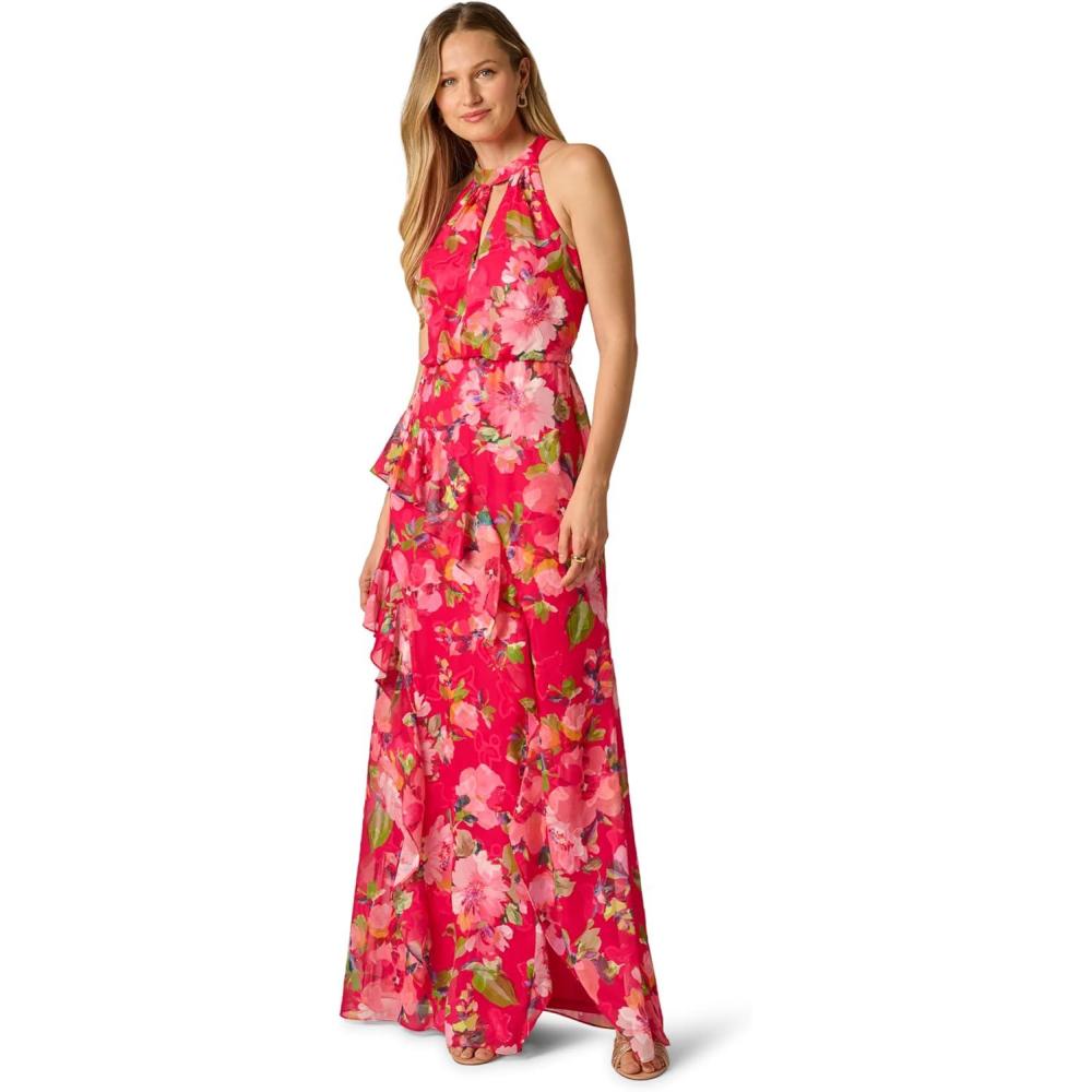 image:imageAdrianna Papell Womens Printed Mermaid DressPink Multi