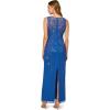 Adrianna Papell Women’s Beaded Column Gown(Blue Horizon)