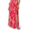 Adrianna Papell Womens Printed Mermaid Dress(Pink Multi)