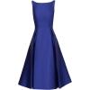 Adrianna Papell Women’s Sleeveless Tea Length Dress, Neptune, 0