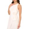 Adrianna Papell womens Wide Leg Bow Detail Jumpsuit(Ivory)
