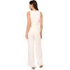 Adrianna Papell womens Wide Leg Bow Detail Jumpsuit(Ivory)