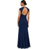 Women’s Cap Sleeve Gown(Twilight)