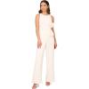Adrianna Papell womens Wide Leg Bow Detail Jumpsuit(Ivory)