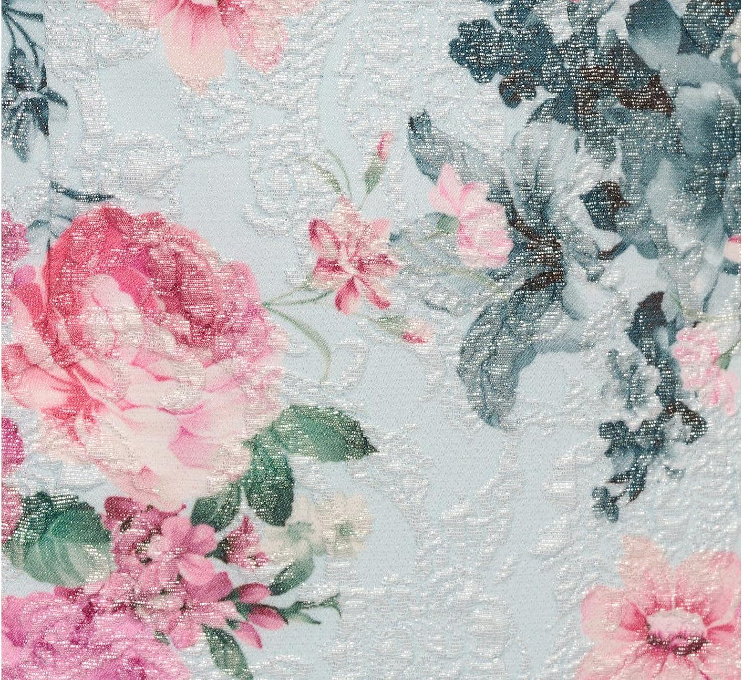 image:imageAdrianna Papell Womens Jacquard Long DressBlue Multi