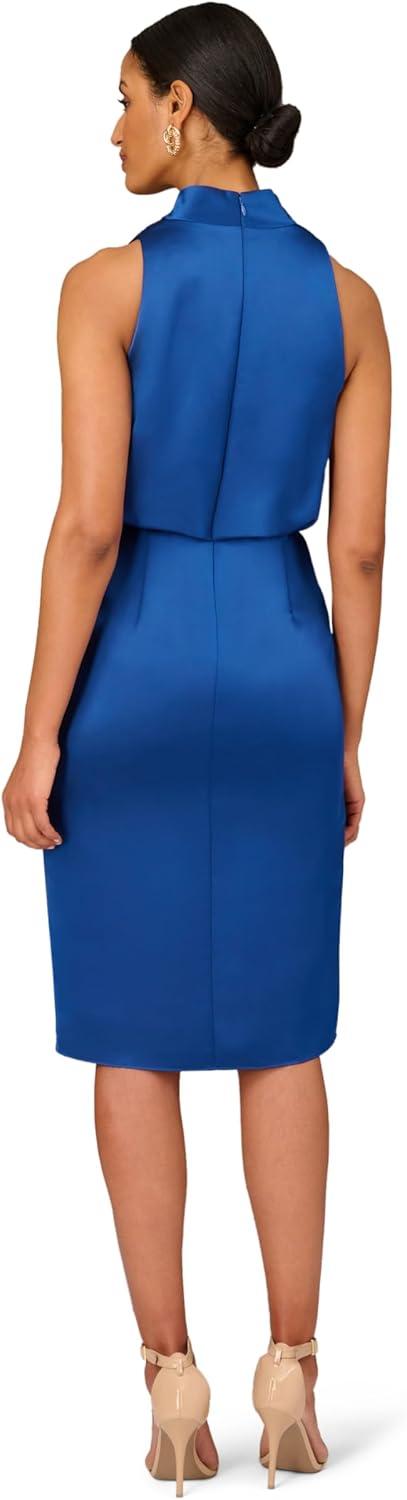 image:imageWomens Cowl Neck Cocktail DressDeep Ocean
