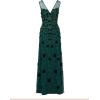 Adrianna Papell Women’s Beaded Mesh Illusion Dress(Gem Green)