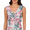 Adrianna Papell Women’s Jacquard Long Dress(Blue Multi)