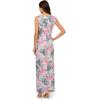 Adrianna Papell Women’s Jacquard Long Dress(Blue Multi)