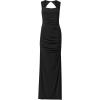 Adrianna Papell Womens Jersey Slvless Gown(Black)