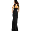 Adrianna Papell Womens Jersey Slvless Gown(Black)