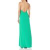 Aidan Mattox Women’s Knit Crepe Cowl Neck Gown(Summer Green)