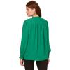 Adrianna Papell Women’s Aed Ruffle Tie Top(Emerald)
