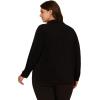 Adrianna Papell Women’s Knit Button Front V-Neck(Black)