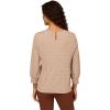 Adrianna Papell Women’s Print Knit Pleated Trapeze Top(Cocoa/Ivory Micro Dot)