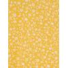 Adrianna Papell Women’s Printed 3/4 Sleeve Yoke Detail Top(Mimosa/Ivory Multi Ditsy)