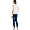 Adrianna Papell Women’s Ruffle Mock Neck Tank(Ivory Basic Dot)