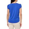 Adrianna Papell Women’s Tulip Sleeve Knit Top(Cobalt)