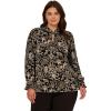 Black/Ivory Pretty Floral
