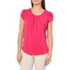 Adrianna Papell Women’s Tulip Sleeve Knit Top(Bright Pink)