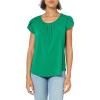 Adrianna Papell Women’s Tulip Sleeve Knit Top(Lily Pad)