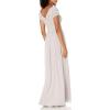 Adrianna Papell Women’s Beaded Gown with Soft Skirt(Marble)