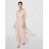 Adrianna Papell Women’s Embellished Chiffon Gown(Mellow Blush)