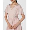 Adrianna Papell Women’s Embellished Chiffon Gown(Mellow Blush)