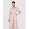 Adrianna Papell Women’s Embellished Chiffon Gown(Mellow Blush)