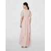 Adrianna Papell Women’s Embellished Chiffon Gown(Mellow Blush)