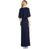 Adrianna Papell Women’s Jersey Bead Cape Gown(Midnight)