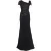 Adrianna Papell Womens Sequin Crepe Dress(Midnight)