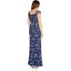 Adrianna Papell Women’s 3D Embroidery Mermaid Gown(Inkjet)