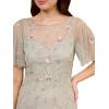 Adrianna Papell Women’s Beaded Long Gown(Frosted Sage)