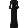 Adrianna Papell Women’s Twist Front Jersey Gown(Black)