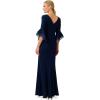 Adrianna Papell Women’s Embellished Knit Crepe Gown(Midnight)