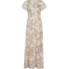 Adrianna Papell Women’s Embroidered Metallic Ballgown(Marble)