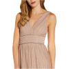 Adrianna Papell Women’s Metallic Pleat Ballgown(Rose)