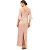 Adrianna Papell Women’s Sequin Embroidered Gown(Blush Pearl)