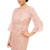 Adrianna Papell Women’s Sequin Embroidered Gown(Blush Pearl)
