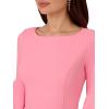 Adrianna Papell Knit Crepe Tiered Sleeve Dress(Cherry Blossom)
