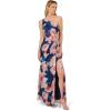Adrianna Papell ONE Shoulder Chiffon Gown